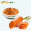 Polvo de fibra de zanahoria cruda para la salud